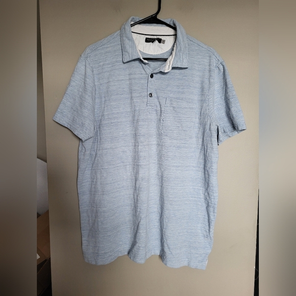 Banana Republic Sky Blue Polo Shirt, Size XL - Picture 1 of 4